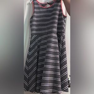 Polka dot, strip dress